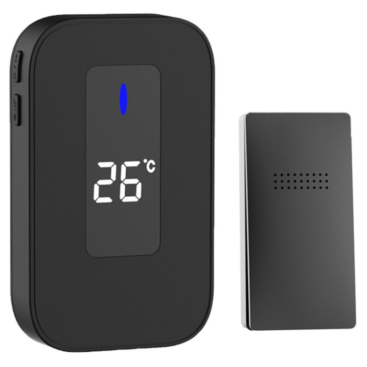 C303B One to One Home Wireless Doorbell Temperature Digital Display Remote Control Elderly Pager, US Plug, EU Plug, UK Plug C303B One to One Home Wireless Doorbell Temperature Digital Display Remote Control Elderly Pager, US Plug, EU Plug, UK Plug